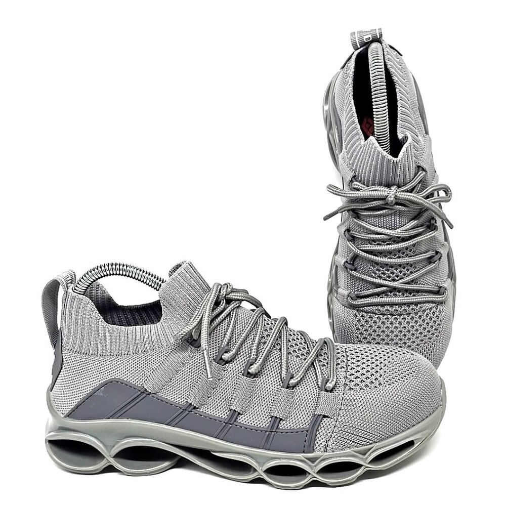 DYKHMILY Air Cushion Steel Work Shoes Lightweight Safety Toe Women's Size 7